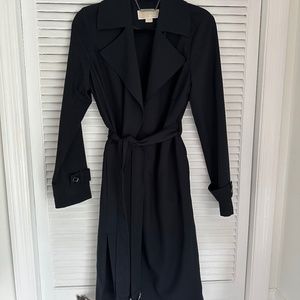 MICHAEL Michael Kors Navy Trench Coat Size S